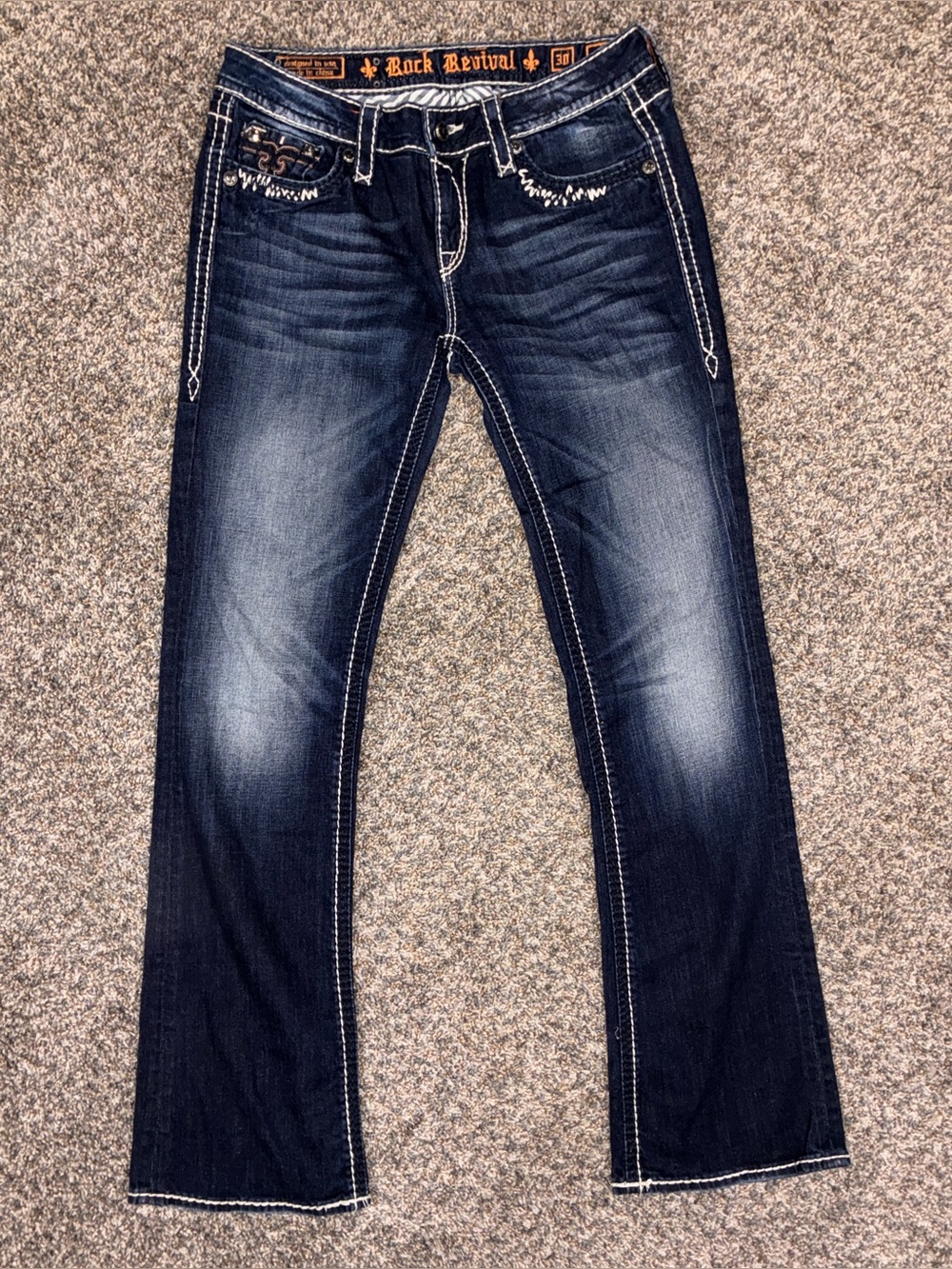 Rock Revival Women’s Kai Bootcut Jeans- size 30 - Picture 2 of 9